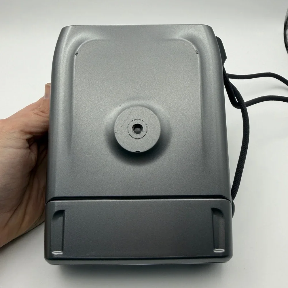 Polaroid One Instant Film Camera Silver Folding‎ 600 Series Untested